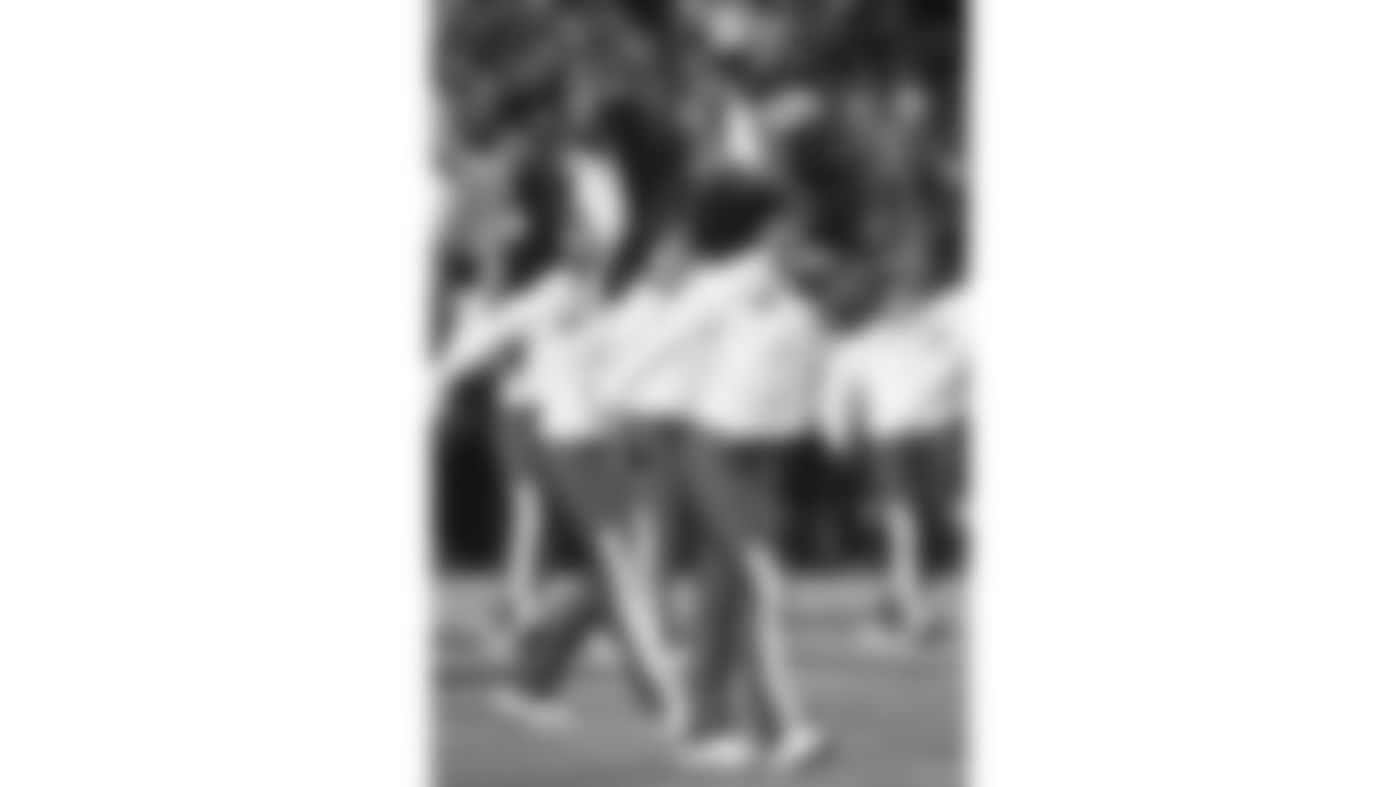 Kansas City Chiefs Cheerleaders perform during a week 14 NFL Football game against the Houston Texans on Sunday, December 7, 2025 in Kansas City, MO.