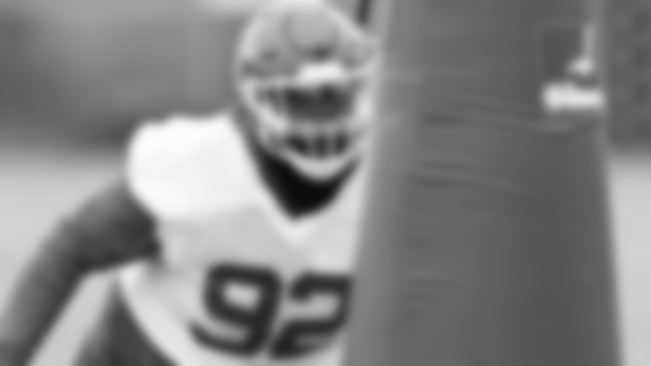 Kansas City Chiefs defensive tackle Neil Farrell (92) during practice for the week 18 NFL football game against the Chargers, Thursday January 4, 2024.