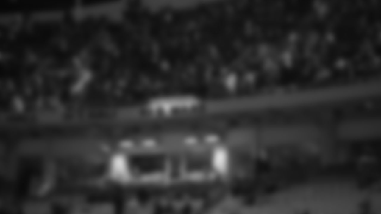 Bill Maas name unveiled in the ring of honor during an NFL week 14 matchup against the Houston Texans, Sunday December 7, 2025.