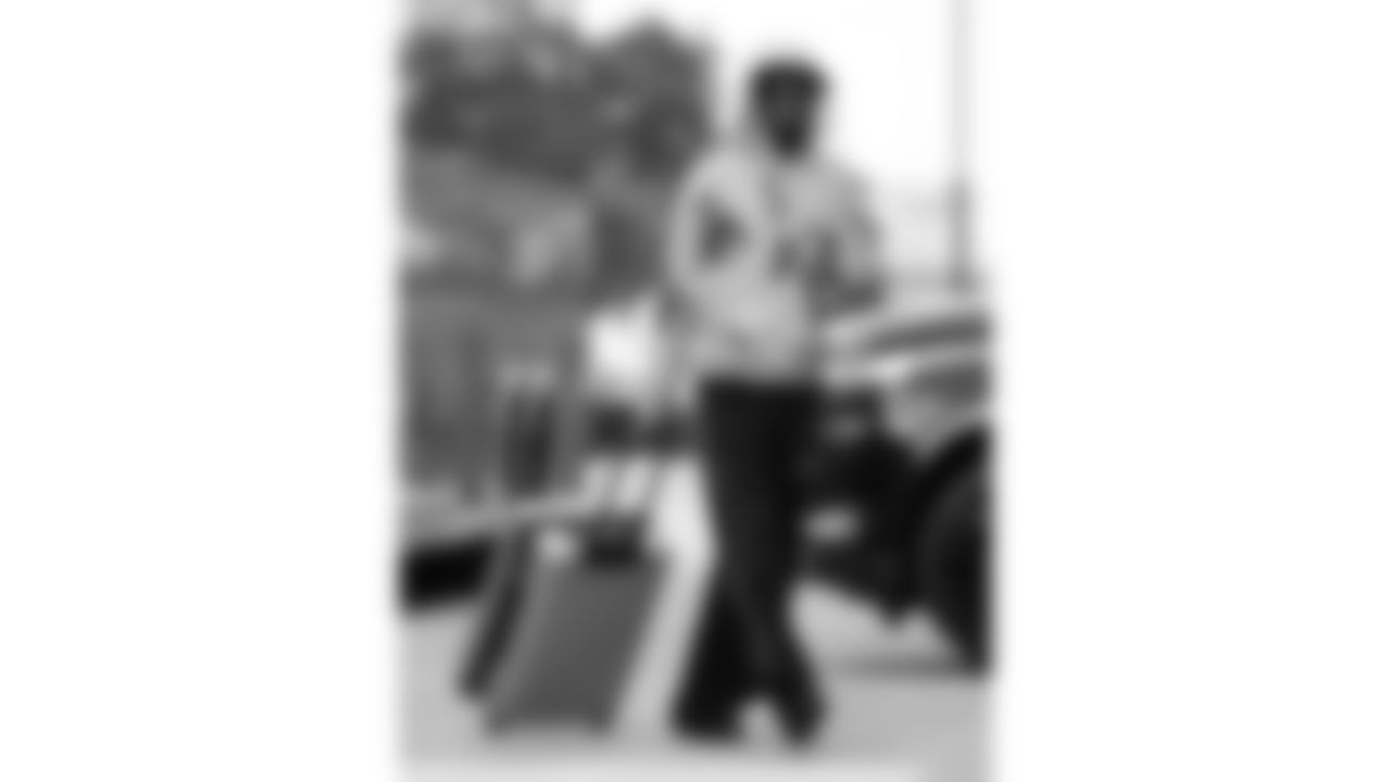 Kansas City Chiefs wide receiver Tyquan Thornton (80) arrives prior to a week 5 NFL football game against the Jacksonville Jaguars, Monday, October 6, 2025, in Jacksonville, FL.