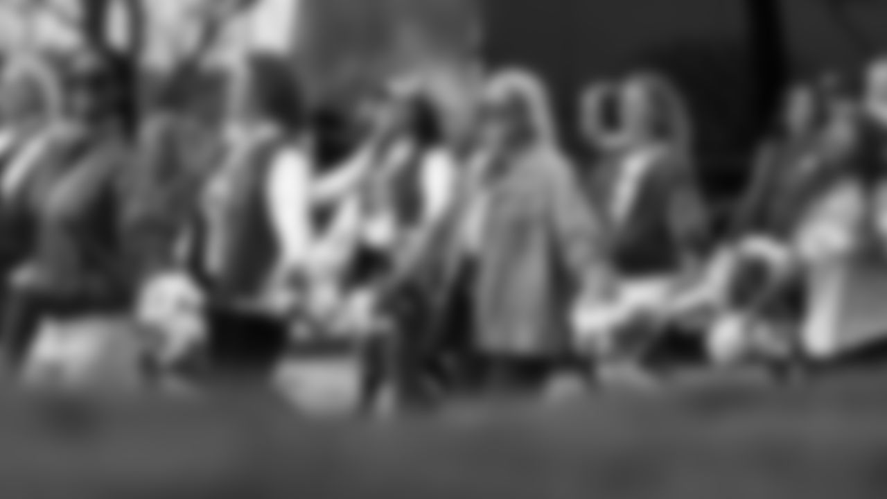 Kansas City Chiefs Alumni Cheerleaders in the pregame parade prior to a week 12 NFL Football game against the Indianapolis Colts on Sunday, November 23, 2025 in Kansas City, MO.