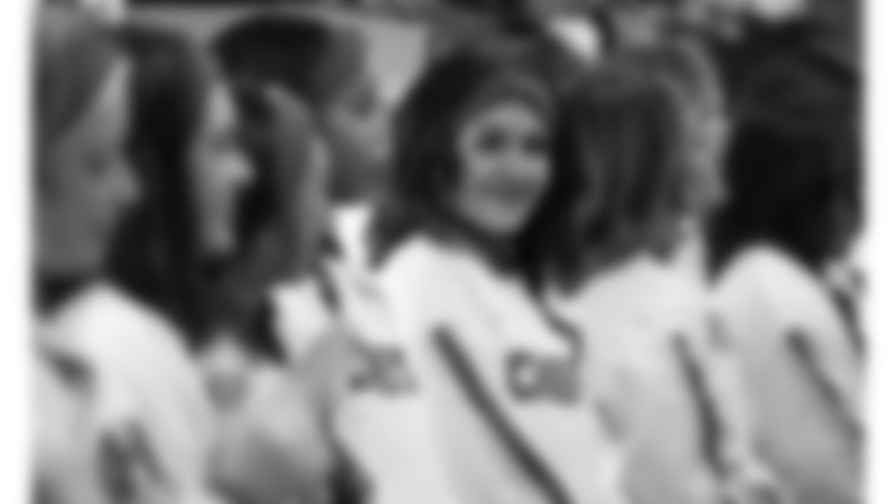 Kansas City Chiefs Cheerleaders in the locker room prior to a week 14 NFL Football game against the Houston Texans on Sunday, December 7, 2025 in Kansas City, MO.