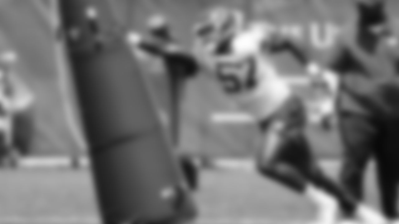 Kansas City Chiefs defensive end Truman Jones (57) at practice during day 1 of minicamp on Tuesday, June 11, 2024 in Kansas City, MO.