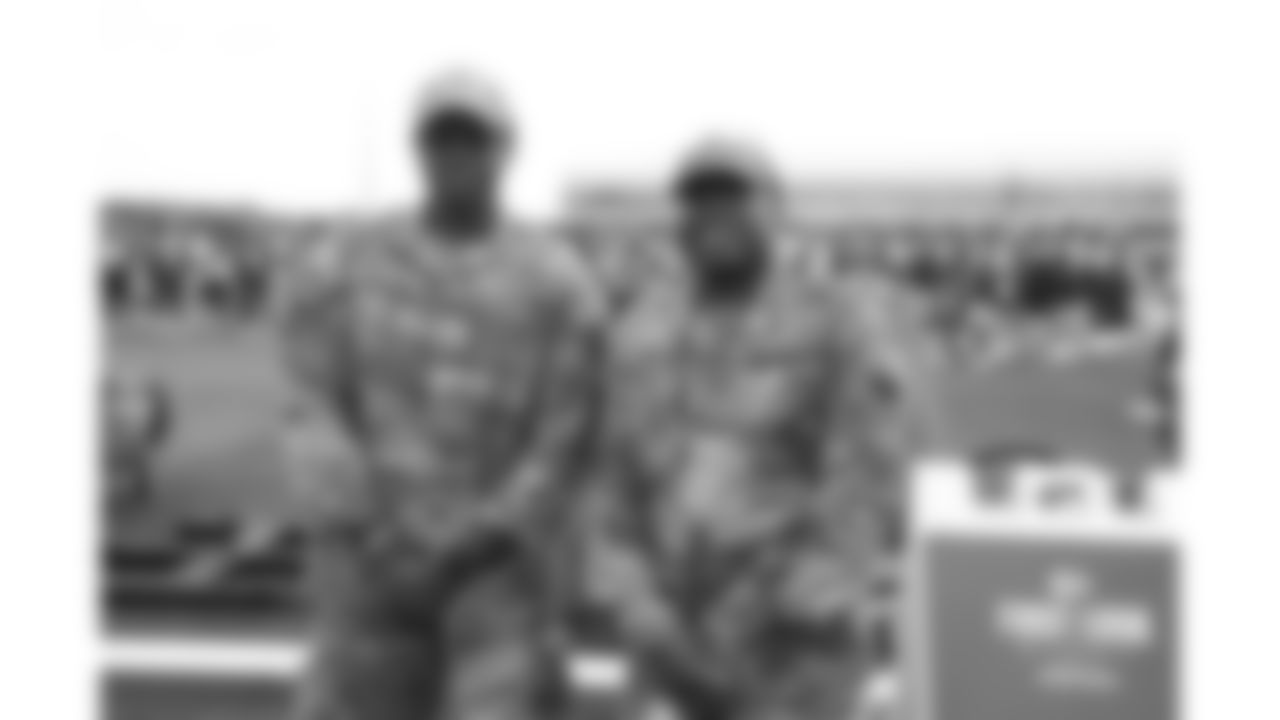 Service members from the Whiteman U.S. Air Force Base during day 1 of the Season Ticket Member First Look Event on Tuesday June 17, 2025 in Kansas City, MO.