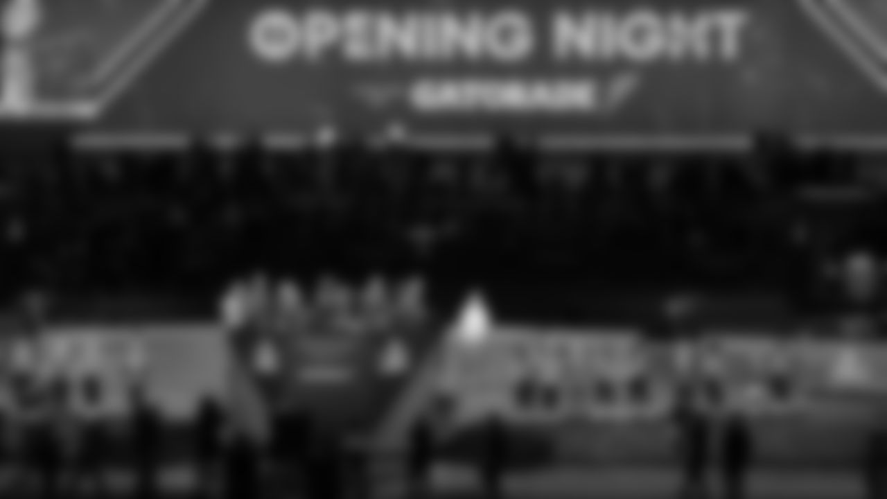 Super Bowl LVIII Opening Night at Allegiant Stadium in Las Vegas, NV, on February 5, 2024.