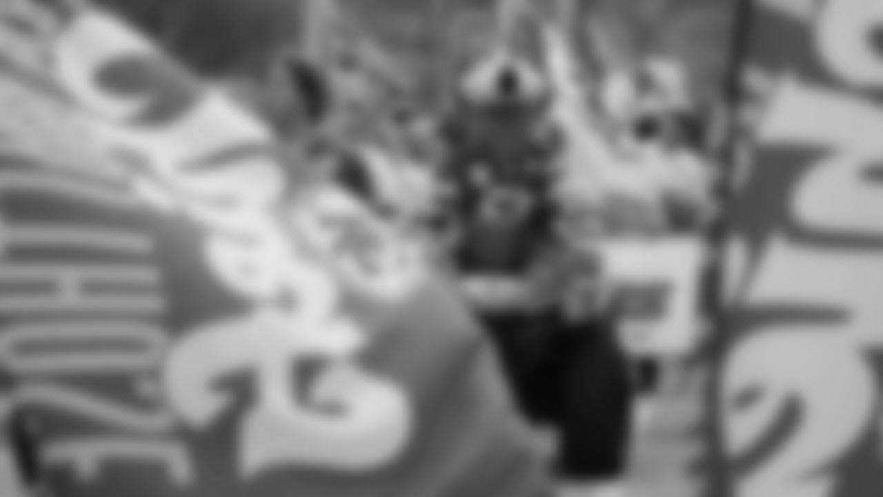 KC Wolf prior to the week 6 NFL football game against the Detroit Lions, Sunday, October 12, 2025 in Kansas City, MO.