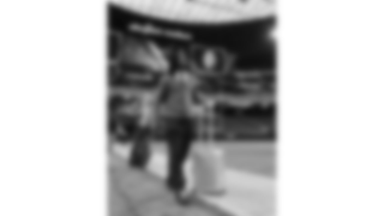 Kansas City Chiefs wide receiver Jalen Royals (11) arrives at Allegiant Stadium for a week 18 NFL football game against the Las Vegas Raiders, Sunday, January 4, 2026 in Las Vegas, NV.