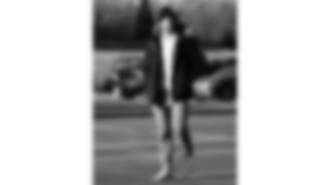 Kansas City Chiefs linebacker Jack Cochrane (43) arrives prior to an NFL week 15 matchup against the Los Angeles Chargers, Sunday December 14, 2025.