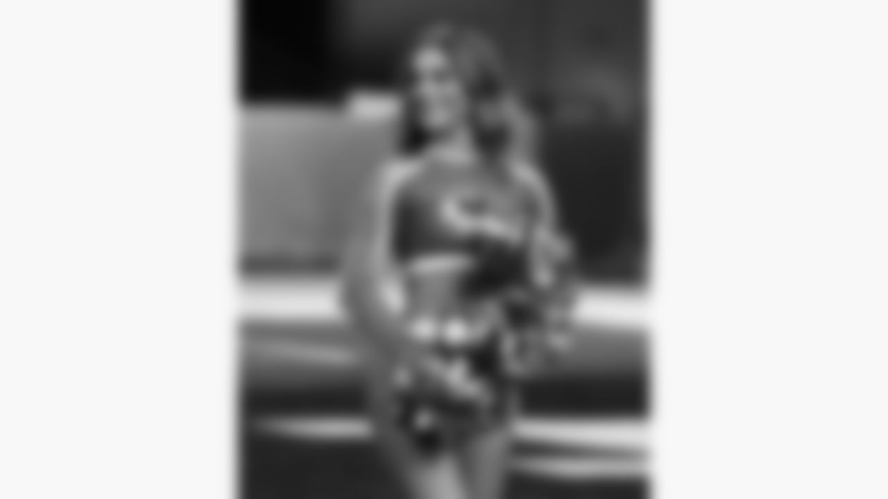Kansas City Chiefs Cheerleader Sadie before the 2026 NFL Pro Bowl in San Francisco, California on Tuesday, February 3, 2026.