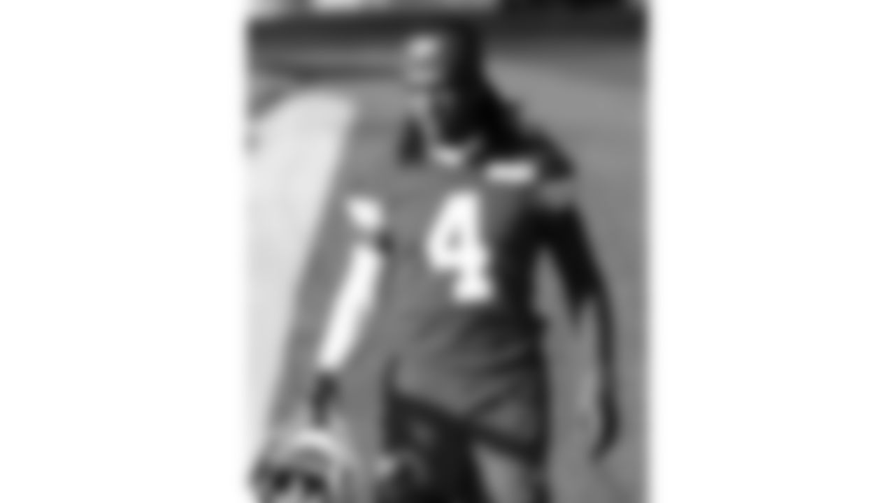 Kansas City Chiefs wide receiver Rashee Rice (4) walks down the hill before day 17 of training camp on Wednesday, August 13, 2025.
