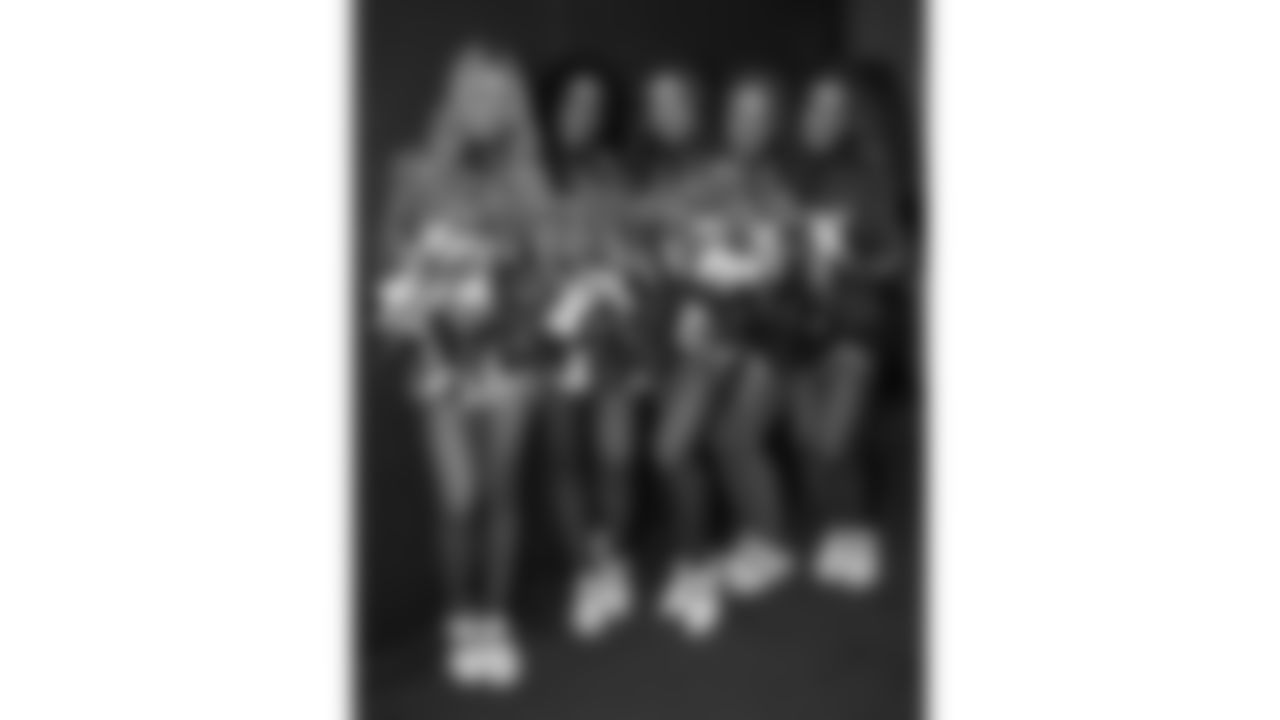 Kansas City Chiefs Cheerleaders before a week 8 NFL football game against the Washington Commanders, Monday, October 27, 2025, in Kansas City, MO.