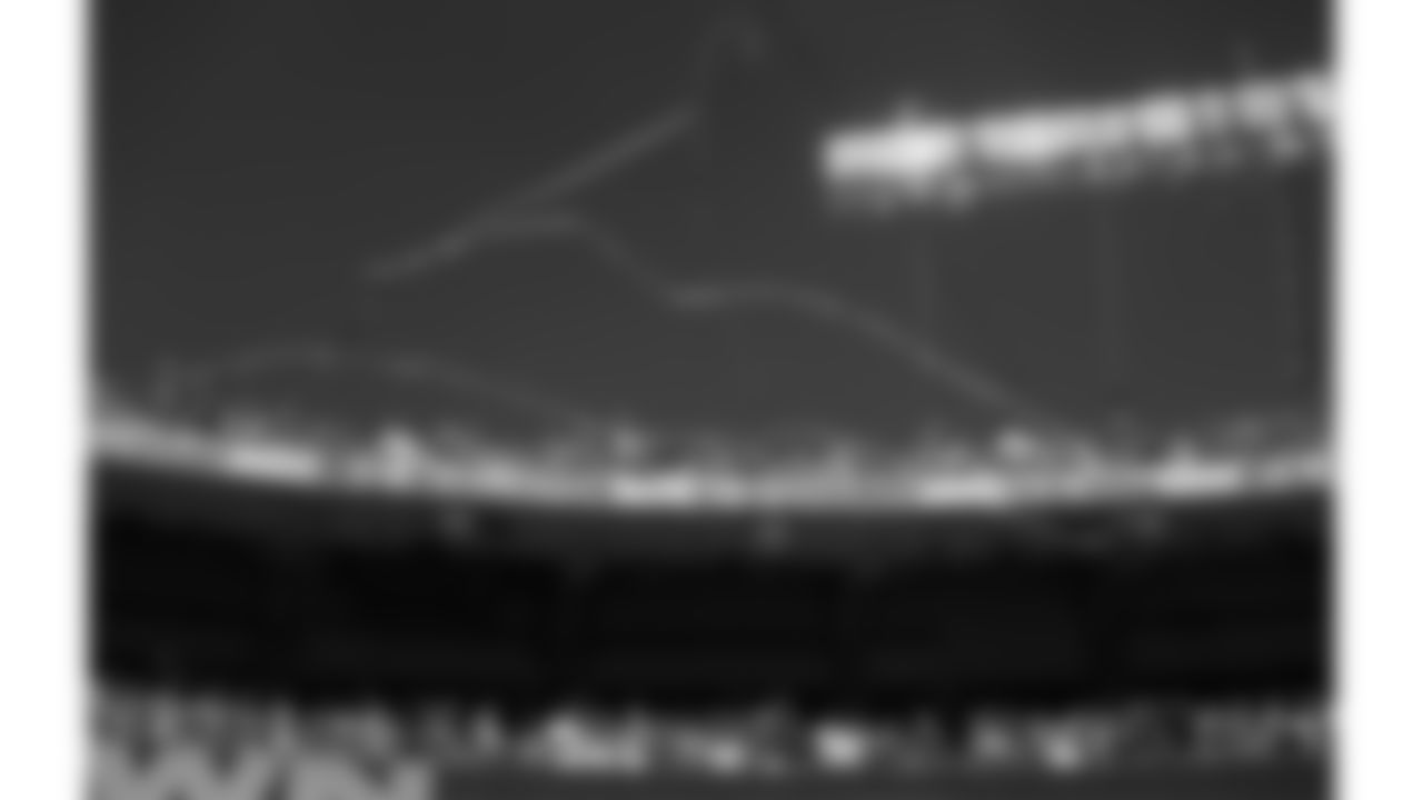 Streamers fall over the fans at GEHA Field at Arrowhead Stadium during a week 7 NFL football game between the Kansas City Chiefs and the Las Vegas Raiders, Sunday, October 19, 2025 in Kansas City, MO.