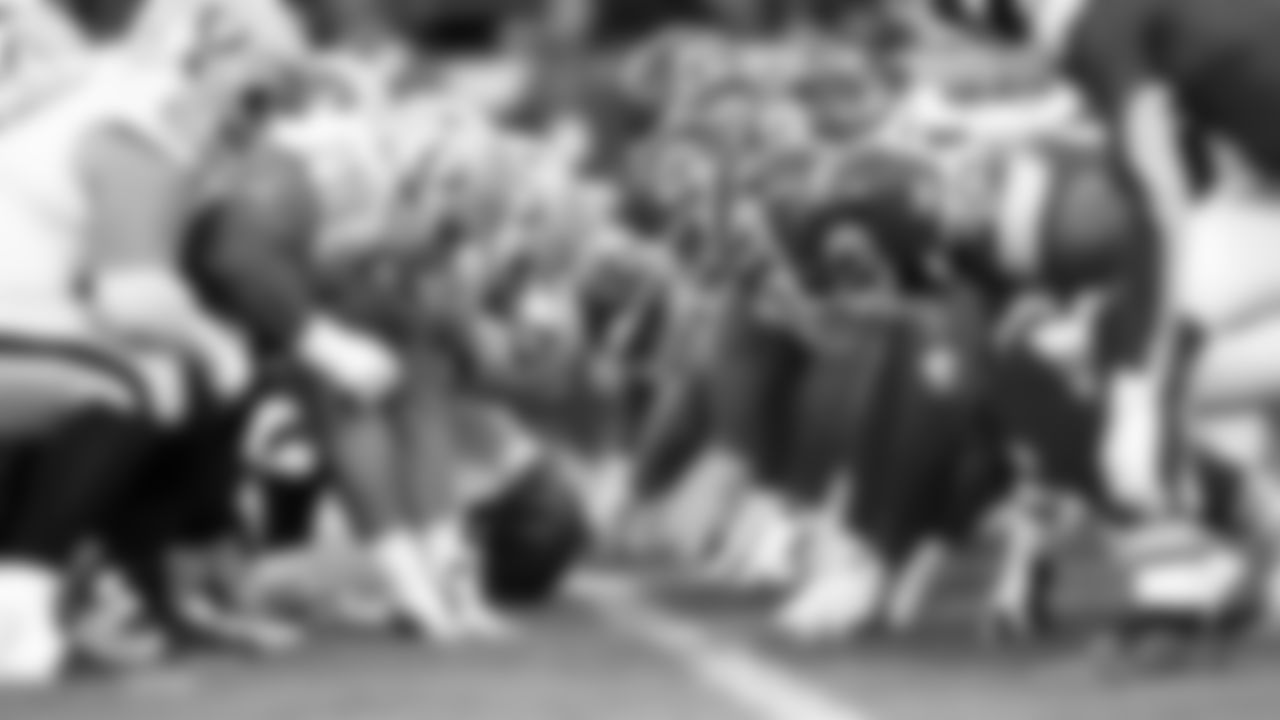 Kansas City Chiefs defense on the line of scrimmage during the Week 13 NFL game against the Las Vegas Raiders on Friday, November 29, 2024.