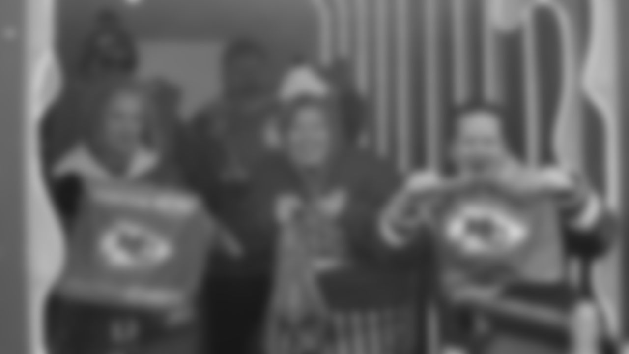 Fans prior to a week 12 NFL Football game against the Indianapolis Colts on Sunday, November 23, 2025 in Kansas City, MO