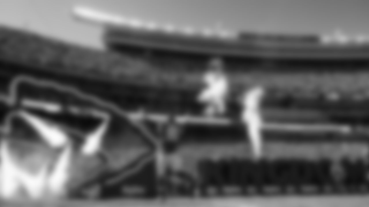 Kansas City Chiefs defensive tackle Chris Jones (95) runs out the tunnel for introductions prior to a week 7 NFL football game against the Las Vegas Raiders, Sunday, October 19, 2025 in Kansas City, MO.