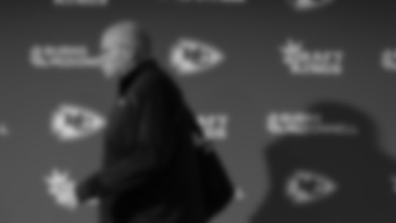 Kansas City Chiefs Head Coach Andy Reid arrives prior to a week 7 NFL Football game against the Las Vegas Raiders on Sunday, October 19, 2025 in Kansas City, MO.