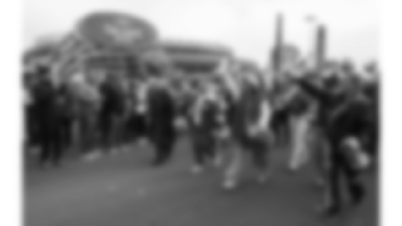 Kansas City Chiefs Alumni Cheerleaders in the pregame parade prior to a week 12 NFL Football game against the Indianapolis Colts on Sunday, November 23, 2025 in Kansas City, MO.