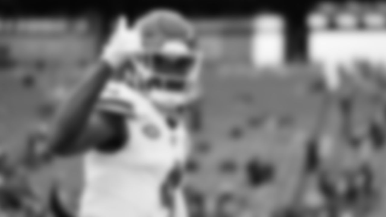 Kansas City Chiefs wide receiver Rashee Rice (4) prior to the regular season Week 15 NFL Football Game in Foxborough, MA on Sunday, December 17, 2023.
