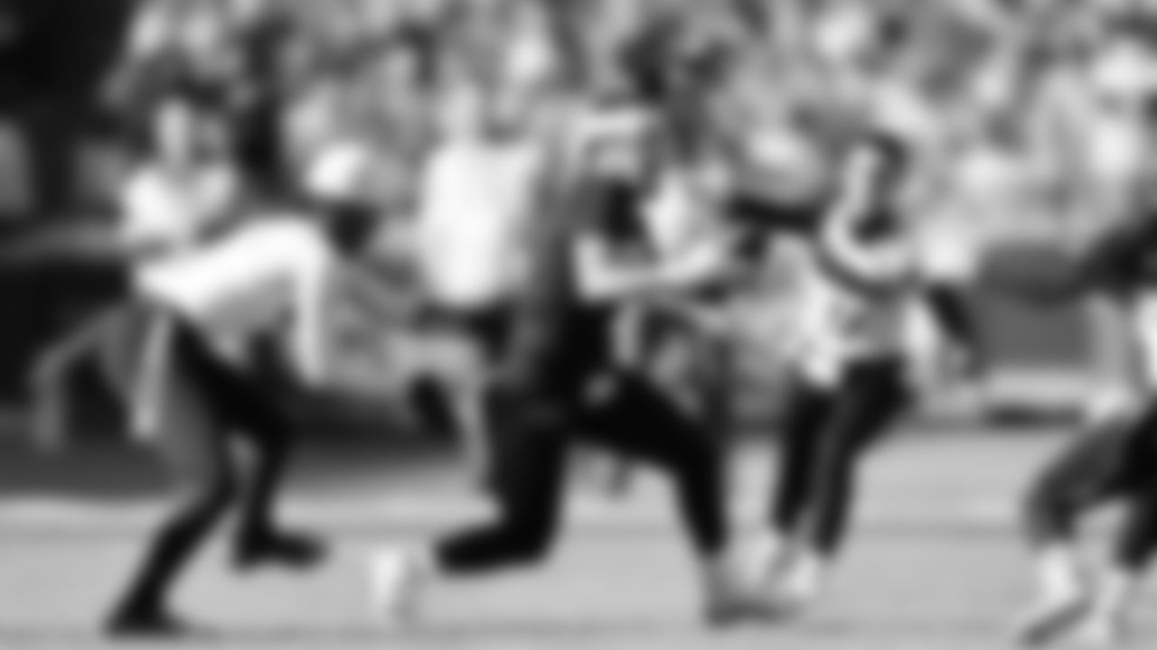 Ottawa University Women's Flag Football Scrimmage during a week 12 NFL Football game against the Indianapolis Colts on Sunday, November 23, 2025 in Kansas City, MO