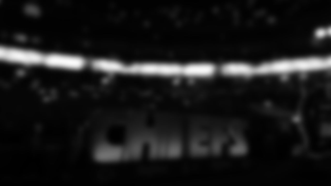 Chiefs player introduction signage prior to a week 8 NFL Football game against the Washington Commanders on Monday, October 27, 2025 in Kansas City, MO.