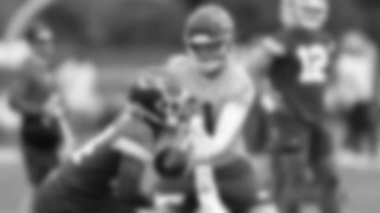 Kansas City Chiefs quarterback Carson Wentz (11) at practice during Phase 3 of OTAs on Monday, May 20, 2024 in Kansas City, MO.