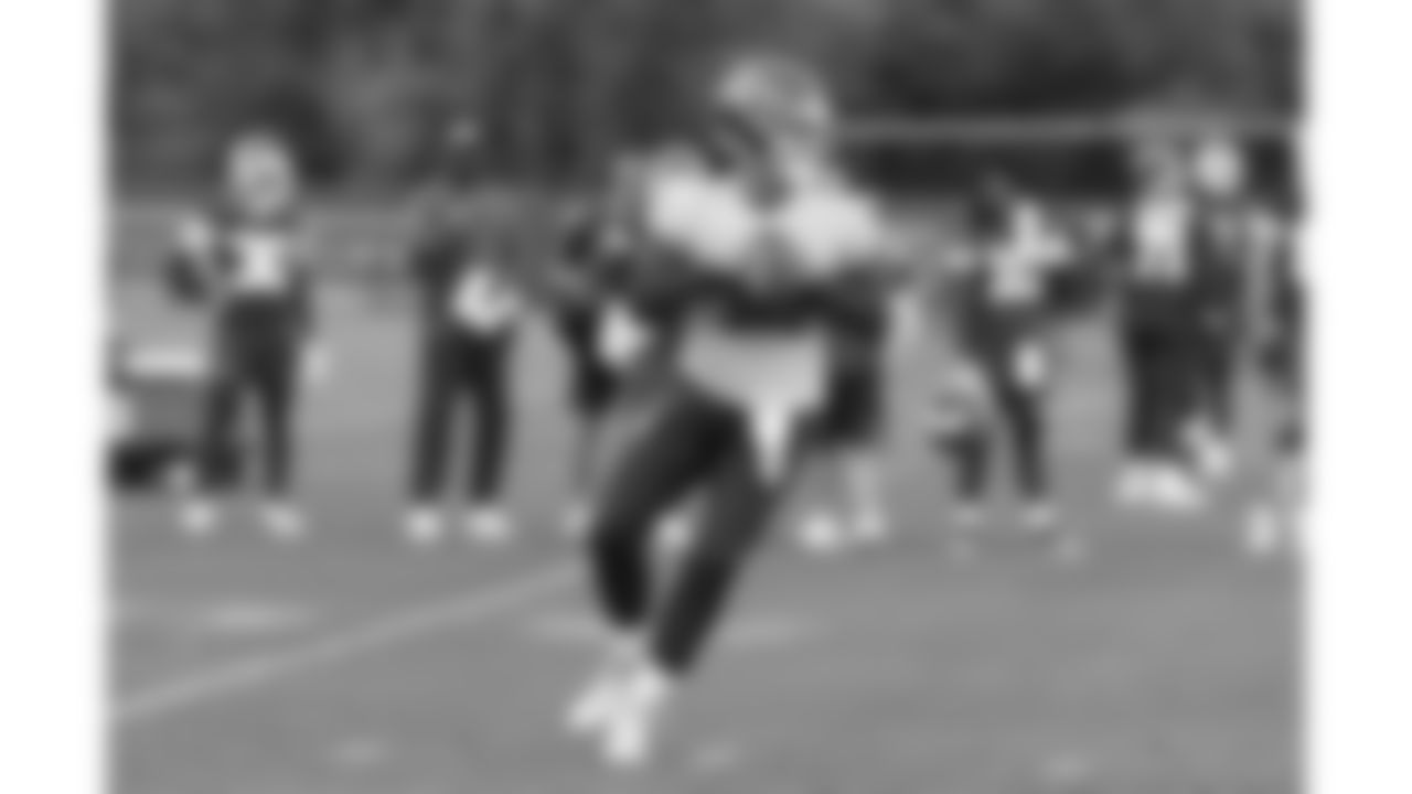 Kansas City Chiefs quarterback Bailey Zappe (14) practices during phase 3 of OTAs on Thursday June 12, 2025 in Kansas City, MO.