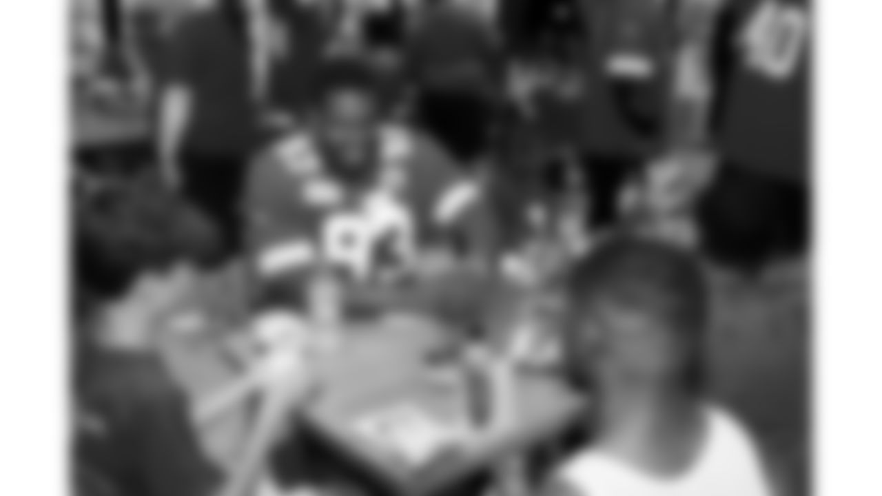 Kansas City Chiefs defensive tackle Coziah Izzard (93) at the Chiefs Rookie Club Huddle & Hangout with Jackson County Casa youth, Tuesday, June 10, 2025.