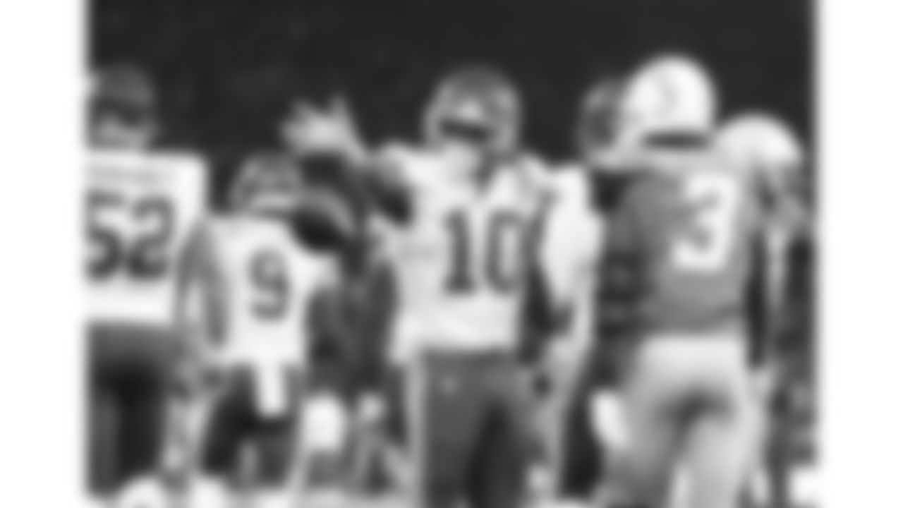 Kansas City Chiefs running back Isiah Pacheco (10) celebrates a first down during a week 1 NFL football game against the Los Angeles Chargers at Arena Corinthians in São Paulo, Brazil on September 5, 2025.