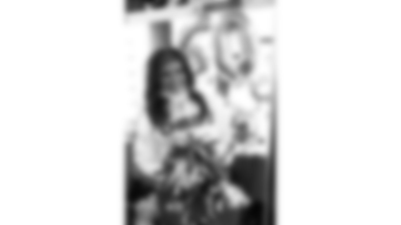 Kansas City Chiefs Cheerleaders in the locker room prior to a week 15 NFL Football game against the Los Angeles Chargers on Sunday, December 14, 2025 in Kansas City, MO.