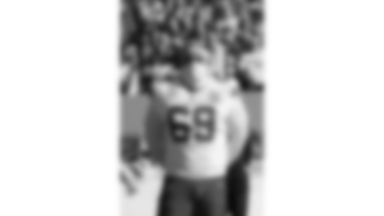 Kansas City Chiefs nose tackle Mike Pennel (69) during the National Anthem prior to a week 16 NFL Football game against the Tennessee Titans on Sunday, December 21, 2025 in Nashville, Tennessee.