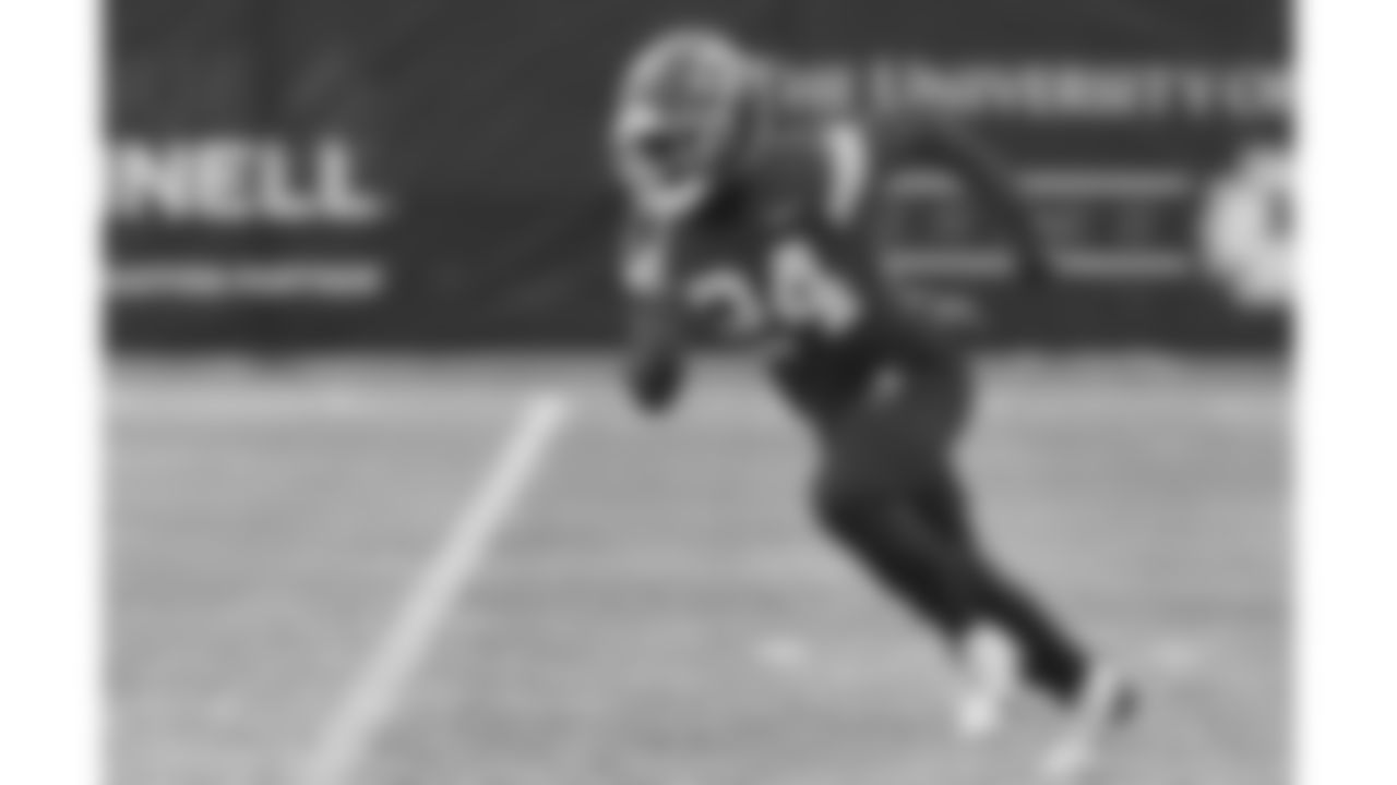 Kansas City Chiefs running back Brashard Smith (24) during week 15 practice on Friday December 12, 2025 in Kansas City, MO.