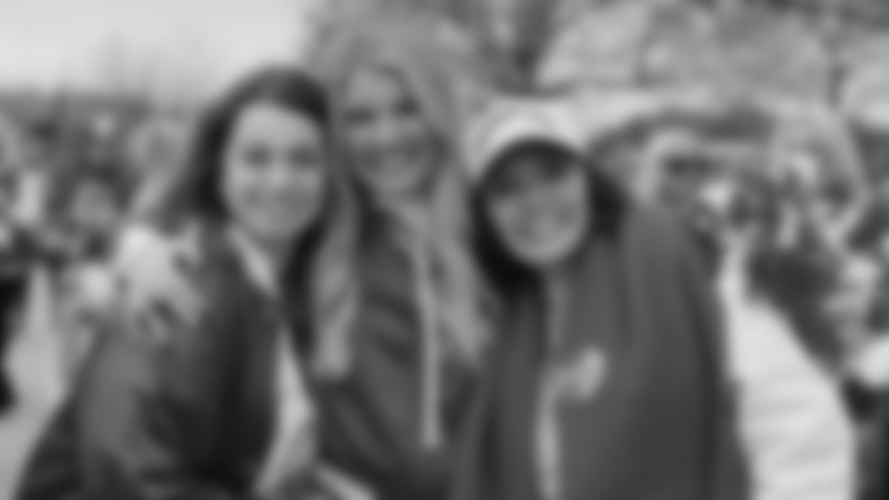 Kansas City Chiefs Alumni Cheerleaders in the pregame parade prior to a week 12 NFL Football game against the Indianapolis Colts on Sunday, November 23, 2025 in Kansas City, MO.