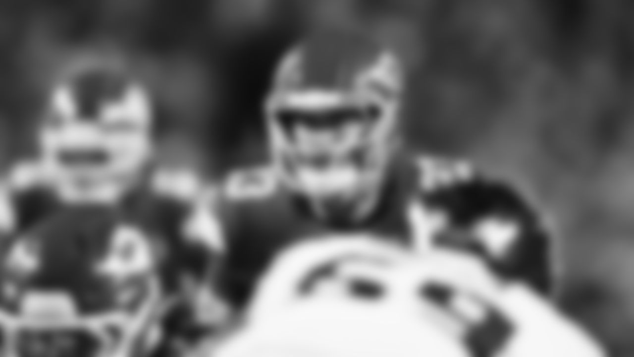 Kansas City Chiefs middle linebacker Drue Tranquill (23) in position during an NFL week 14 matchup against the Houston Texans, Sunday December 7, 2025.