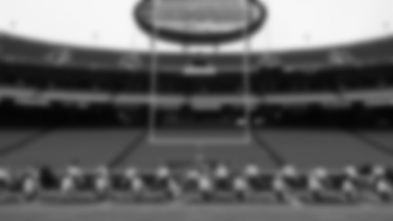 Kansas City Chiefs Cheerleaders before a week 8 NFL football game against the Washington Commanders, Monday, October 27, 2025, in Kansas City, MO.