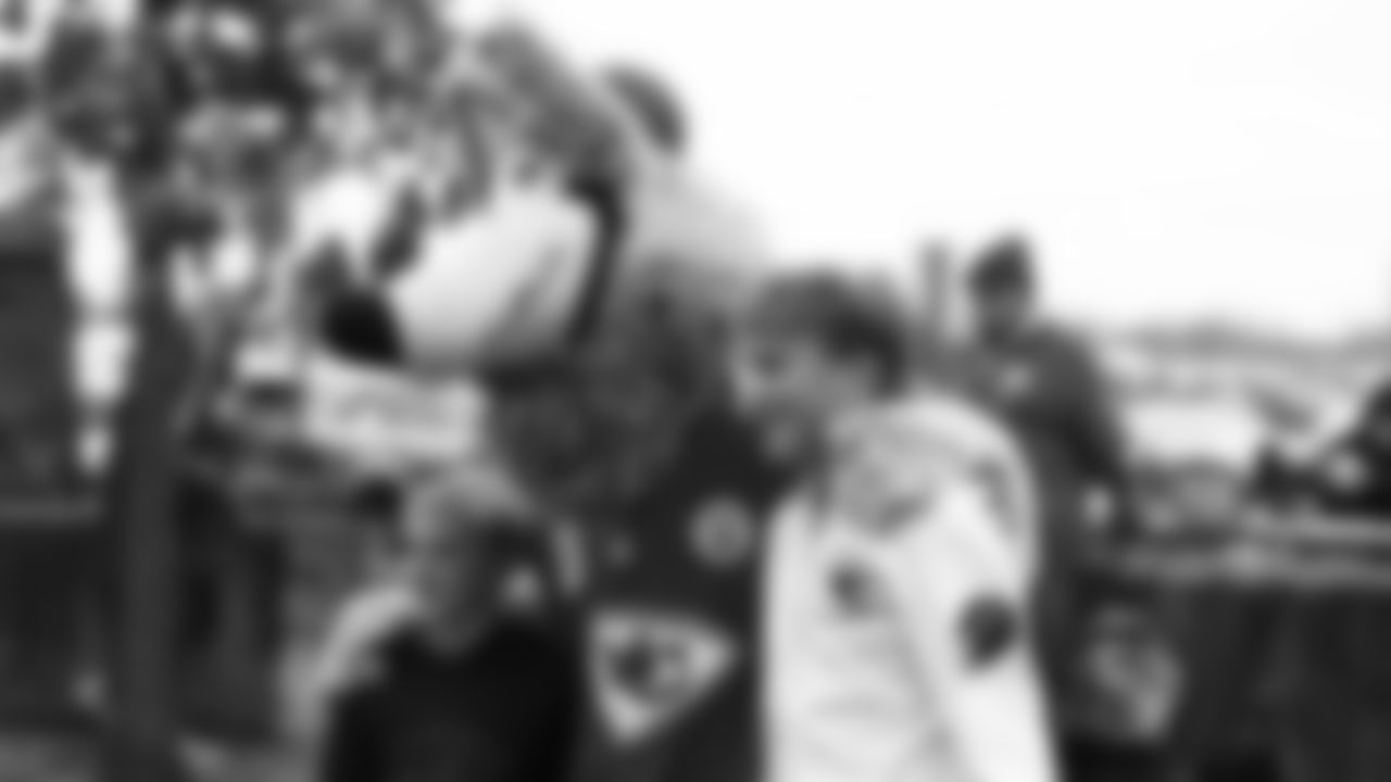 Fans prior to a week 12 NFL Football game against the Indianapolis Colts on Sunday, November 23, 2025 in Kansas City, MO