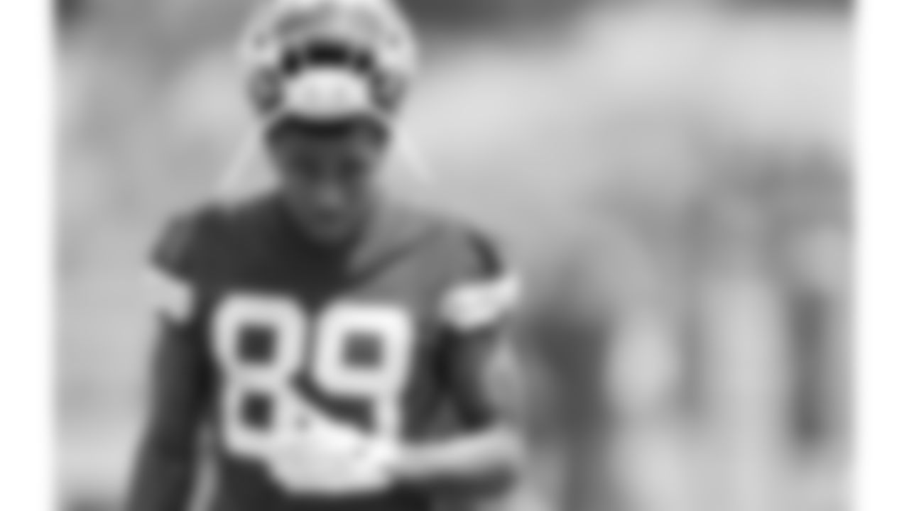 Kansas City Chiefs wide receiver Jason Brownlee (89) at practice during phase 3 of OTAs on Tuesday, June 10, 2025 in Kansas City, MO.