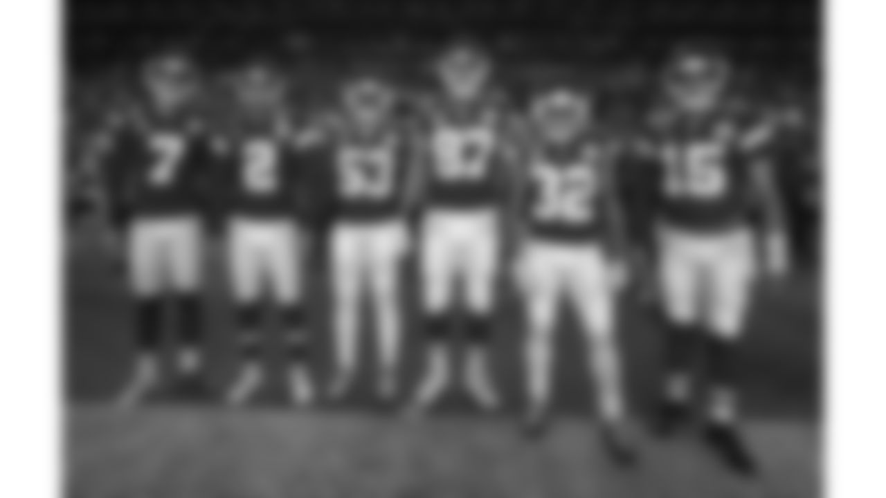 The Kansas City Chiefs Captains prior to Super Bowl LIV between the Kansas City Chiefs and San Francisco 49ers on February 2, 2020.