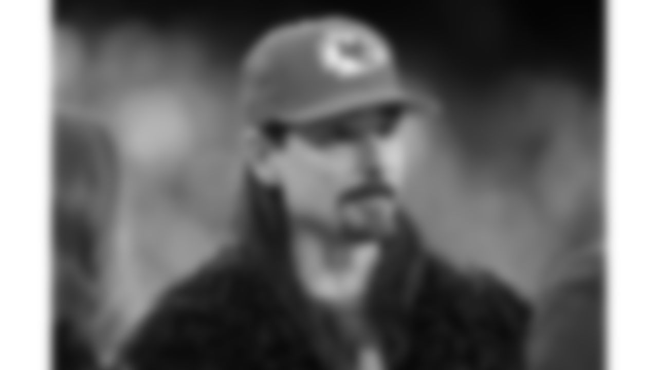 Backstreet Boys member Kevin Richardson wearing a Chiefs hat prior to a week 18 game against the Las Vegas Raiders on Sunday, January 3, 2026.