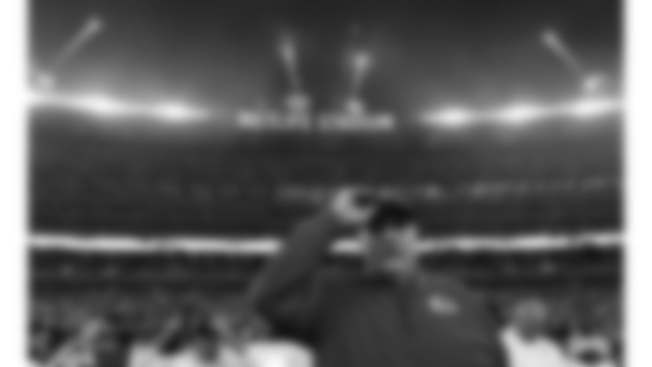 Kansas City Chiefs Head Coach Andy Reid looks on during the National Anthem prior to the week 3 NFL football game against the New York Giants, Sunday, September 21, 2025 in East Rutherford, NJ.