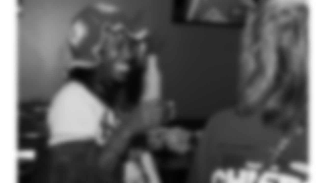 Red Coaters gather at the Kingdom Club to watch the Chiefs take on the Denver Broncos on November 16, 2025.