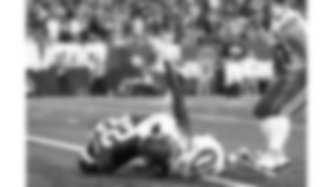 Kansas City Chiefs wide receiver Tyquan Thornton (80) lays in the end zone during the week 3 NFL football game against the New York Giants, Sunday, September 21, 2025 in East Rutherford, NJ.
