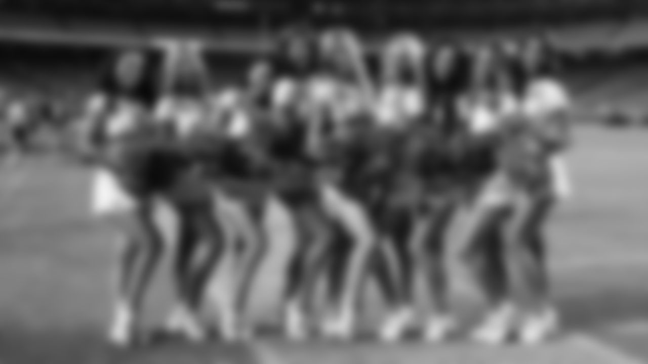 Kansas City Chiefs Cheerleaders after the week 6 NFL football game against the Detroit Lions, Sunday, October 12, 2025 in Kansas City, MO.
