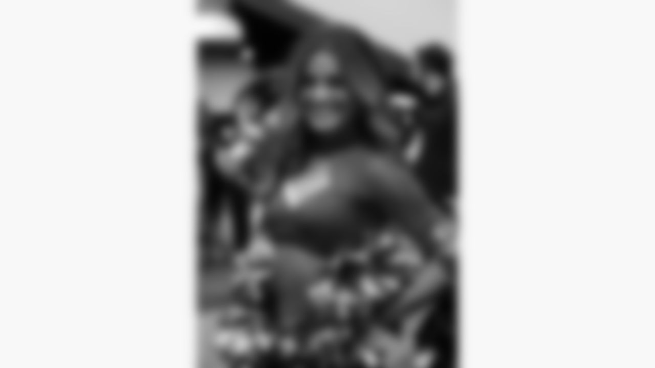 Kansas City Chiefs Cheerleader Sadie before the 2026 NFL Pro Bowl in San Francisco, California on Tuesday, February 3, 2026.