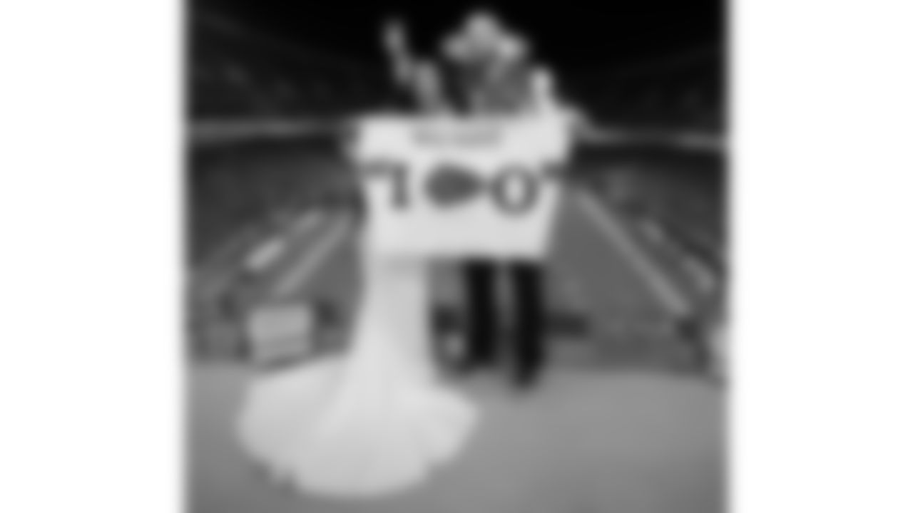 Wedding ceremony prior to the Week 14 NFL game against the Los Angeles Chargers on Sunday, December 8, 2024.
