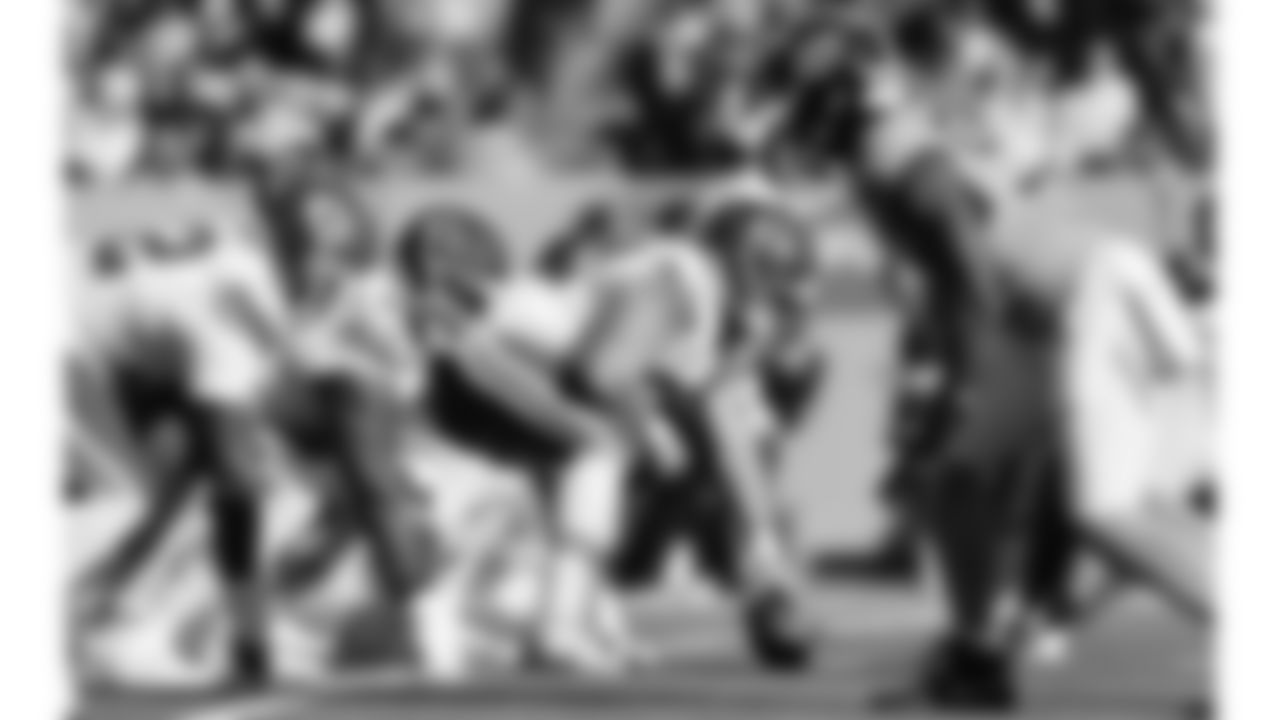 Kansas City Chiefs center Creed Humphrey (52) prepares to snap the ball during a week 16 NFL Football game against the Tennessee Titans on Sunday, December 21, 2025 in Nashville, Tennessee.