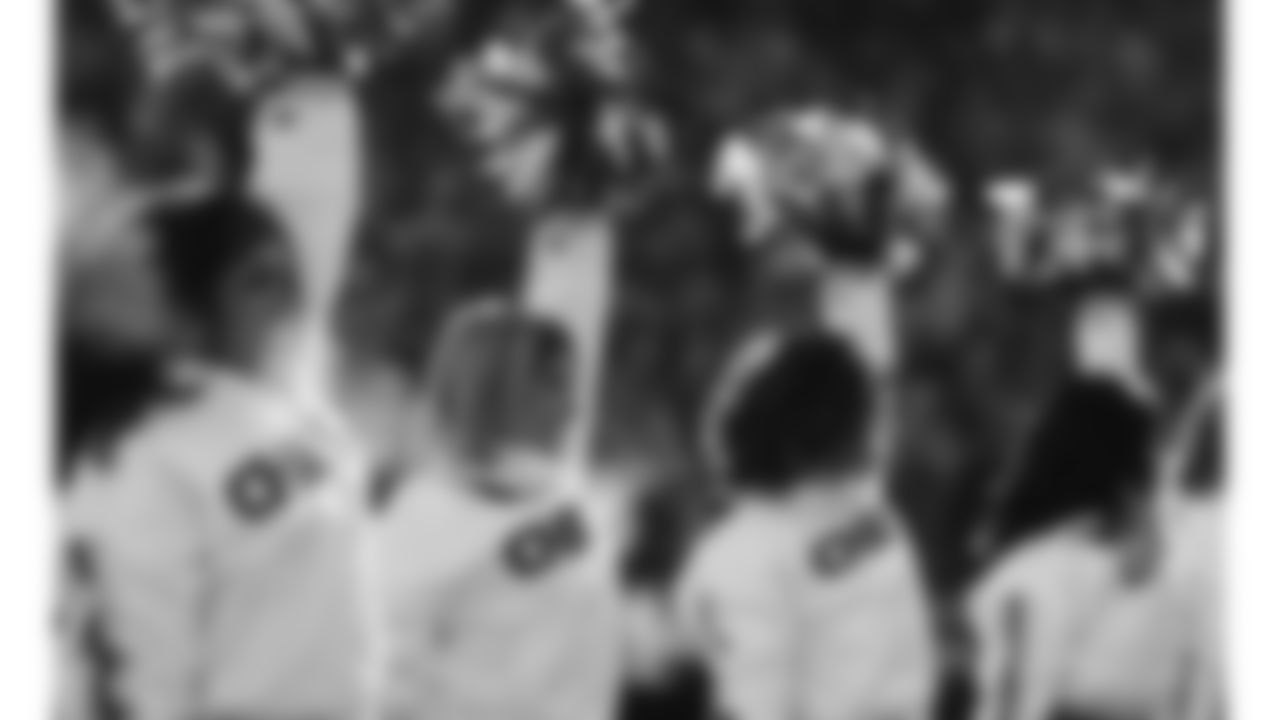 Kansas City Chiefs Cheerleaders on the field prior to a week 15 NFL Football game against the Los Angeles Chargers on Sunday, December 14, 2025 in Kansas City, MO.