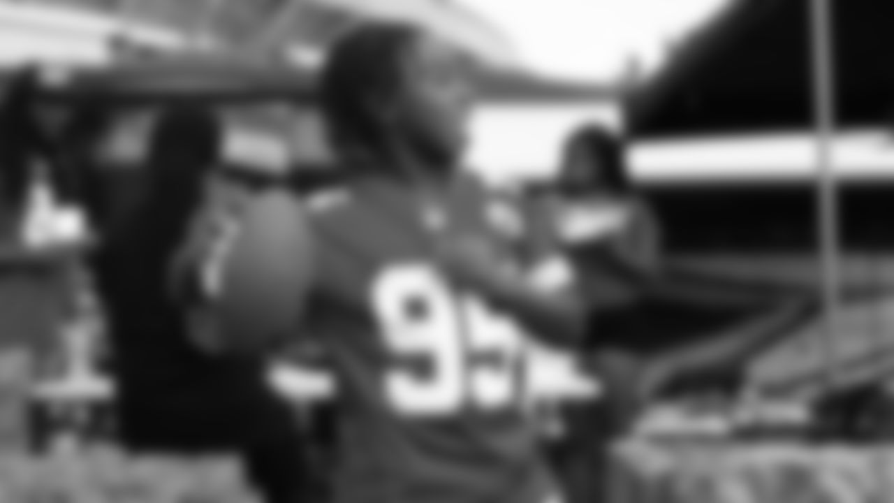 Fans prior to a week 6 NFL Football game against the Detroit Lions on Sunday, October 12, 2025 in Kansas City, MO.