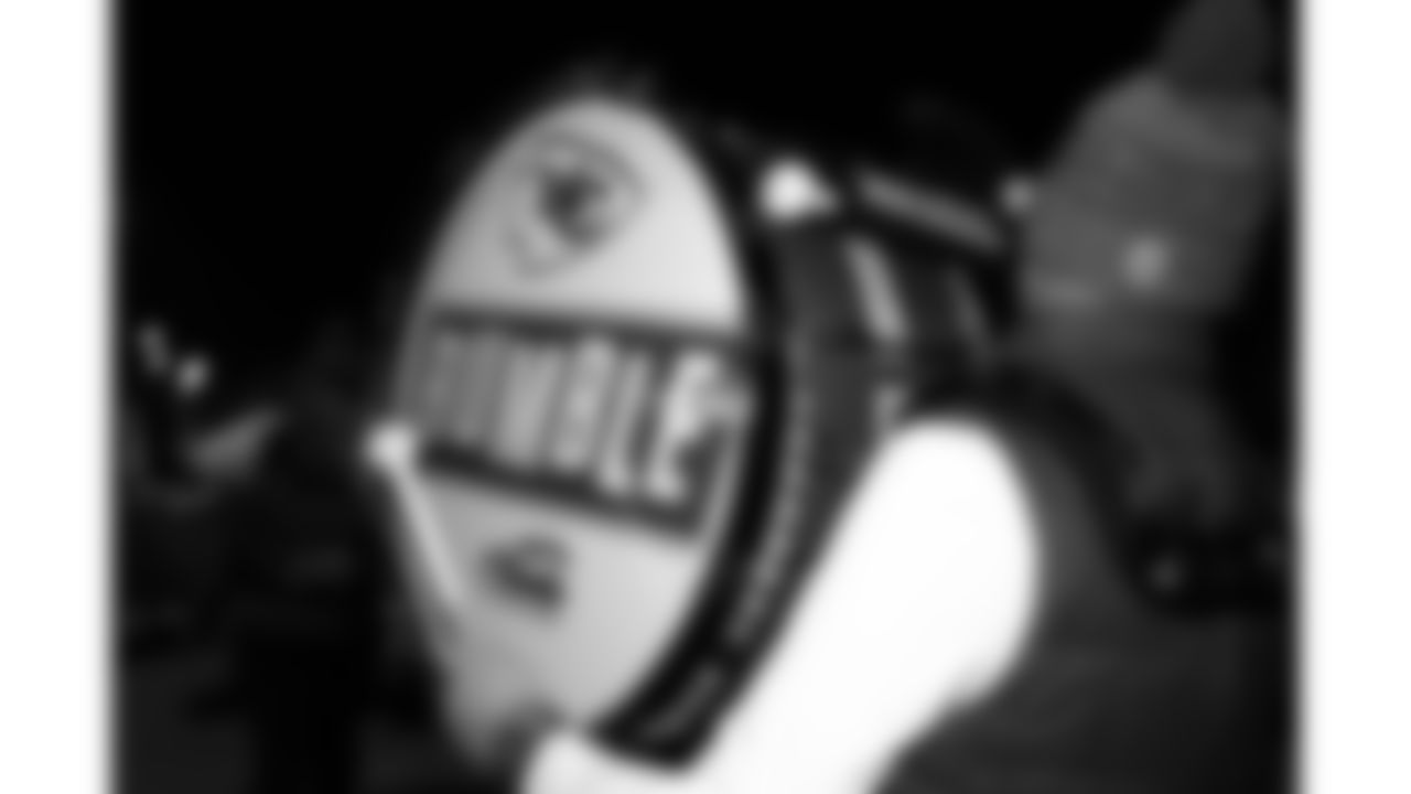 Chiefs Rumble at the pregame parade prior to a week 14 NFL Football game against the Houston Texans on Sunday, December 7, 2025 in Kansas City, MO.