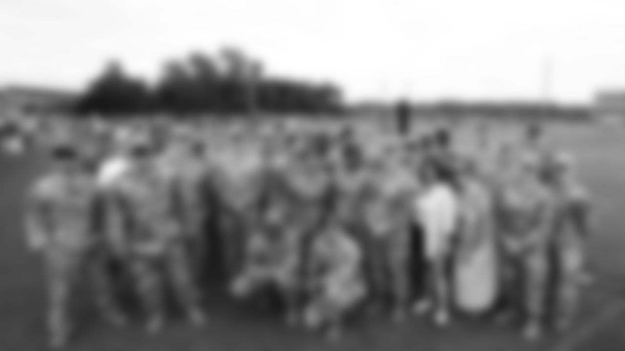 Service members from the Whiteman U.S. Air Force Base during day 1 of the Season Ticket Member First Look Event on Tuesday June 17, 2025 in Kansas City, MO.