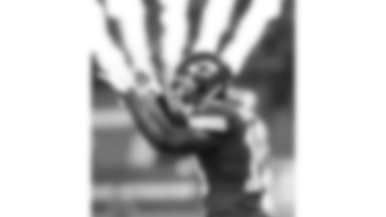 Kansas City Chiefs wide receiver Jeremy Maclin (19) celebrates in the end zone after his touchdown during the 2015 game against the Detroit Lions at Wembley Stadium in London.